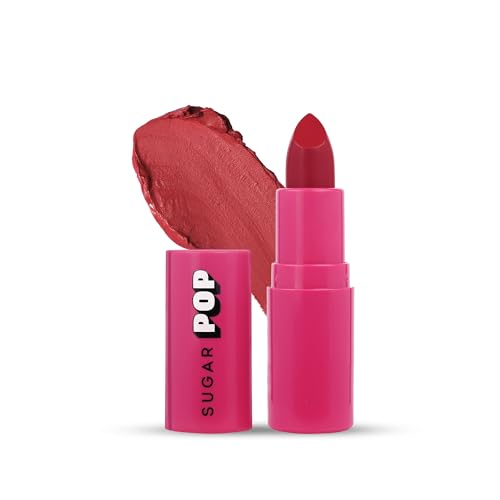 SUGAR POP Matte Lipstick - 03 Scarlet (Bright Red With Hint Of Orange) – 4.2 gm & SUGAR POP Nail Lacquer - 07 Tangerine Queen (Bright Orange) 10 Ml - Dries In 45 Seconds