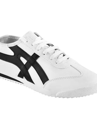 SilverArrow Men HypeRun Casual Sneakers Shoes White Black 8 UK