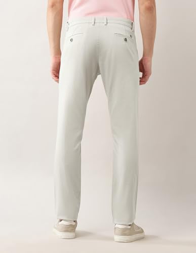 Arrow Sports Men's Mid Rise Slim Fit Trousers (ASAETRO2962_Beige_30)