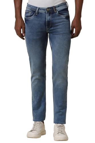 Allen Solly Men's Skinny Jeans (ALDNVSKFW87175_Blue