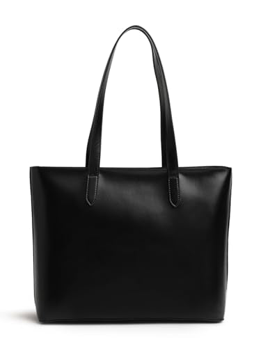 Fastrack PU Structured Tote Bag with Cut Work for Women, Girls and Ladies | College & Office Ready Tote Bag