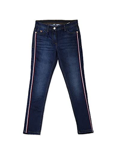 U.S. POLO ASSN. Girl's Regular Jeans (UGJEN0003_DK. Blue_EES)
