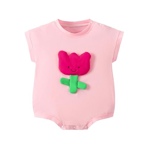 Hopscotch 3D Floral Applique Onesie (9-12 Months)