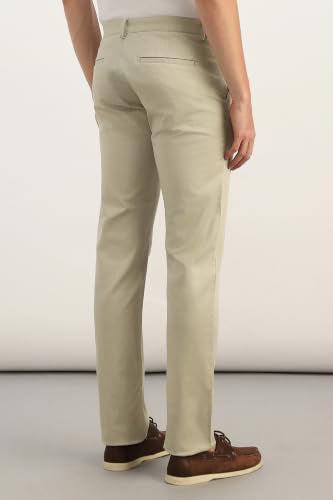 Men Beige Textured Casual Trousers