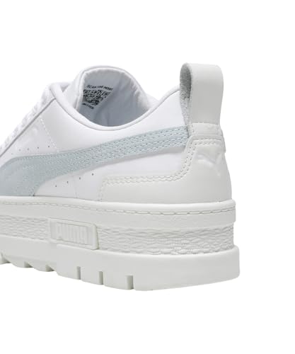 Puma | Womens | Mayze Platform Sneakers | White-Sea Glass | 5UK