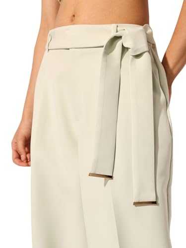 ONLY Women's Regular Fit Pants (9014579-Phantom Green_Phantom