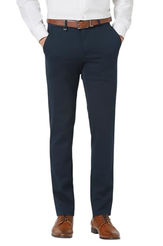 Van Heusen Men's Slim Work Utility Pants (VHTFVULBX14552_Navy
