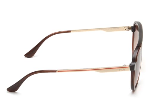 FILA 100% UV protected sunglasses for Men | Size- Large | Shape- Aviator | Model- SFI601K57900GSG