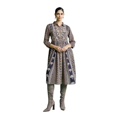 Aarke Ritu Kumar Black Mosaica Long Dress
