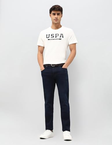 U.S. Polo Assn. Denim Co. Men's Brandon Slim Tapered Fit Blue Jeans (UDJEN1860_Blue_36)