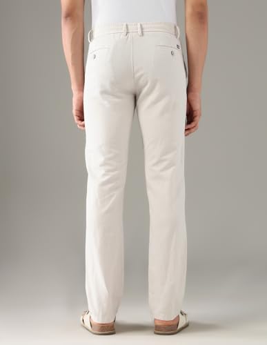 Arrow Sports Men's Regular Casual Pants (ASAJTR2416_Beige