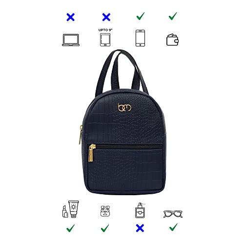 Bagsy Malone Vegan Leather Stylish and Trending Women Convertable Backpack for College Office Travel Bag Girls | Handbag Purse | Sling | Casual | Bagpack | College | Work Bag | Gifts for Women