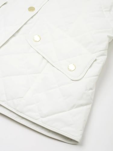 Tommy Hilfiger Women's A-Line Coat (F24HWOT094-S_Milky Way