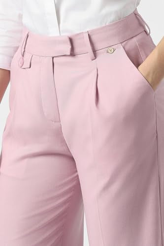 Van Heusen Women's Regular Casual Pants (VWTPFRGFC99046_Pink