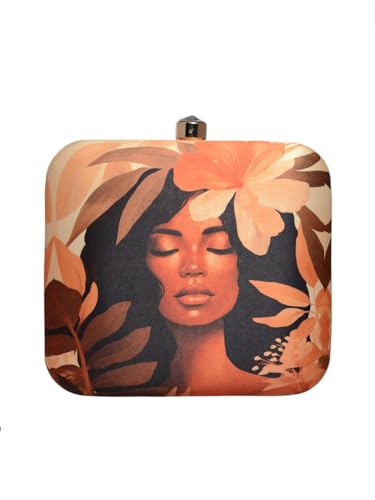 Artklim Afro Women Portrait Printed Clutch