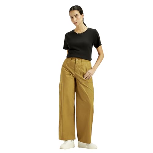 Levi's Women's Loose Casual Pants (002TZ-0001_Marigold
