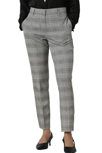 Van Heusen Women's Slim Casual Pants (VWTFFTRPP38322_Grey