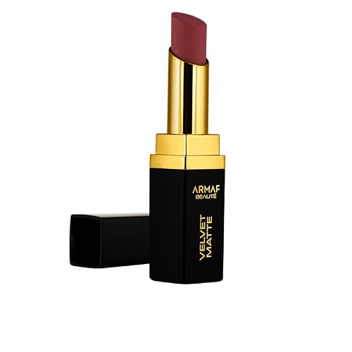 Armaf Beauté Velvet Matte Bullet Lipstick – Silky Smooth Texture, Enriched With Shea Butter, Lightweight | Smoky Topaz