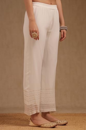 Soch Women's Georgette Salwar Suit Set (SRF-EWA5CD22384_Off White