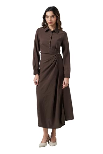 Annabelle by Pantaloons Womens Dress_SS26WWANDNJ00054F48A166_Chocolate Brown_M
