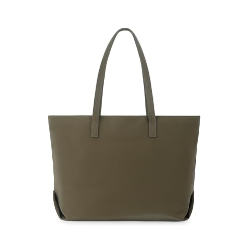 Fastrack Casual Tote Bag For Girls, Large Size With A Zipper Closure And Padded Laptop Compartment, Compatible With Laptops Up To 14 Inches, Double Handle Bag, Grey