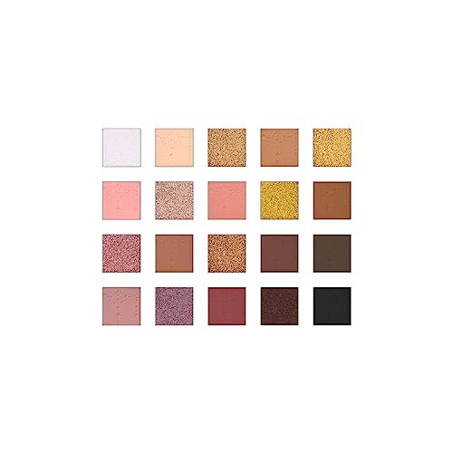 L.A. Girl- 20 Color Eye Shadow Palette-Dazzle All The Way | 20 shade selection | Mattes, shimmer, and nude hues | Long wearing and high impact color | 30gm