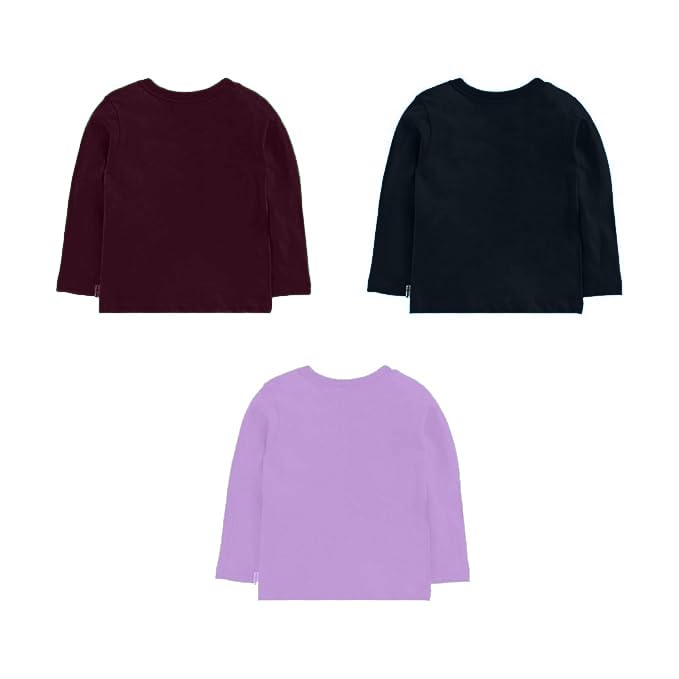 NammaBaby Girl's T-Shirt Hosiery Cotton Full Sleeves Tops Tees(2-3 Years)