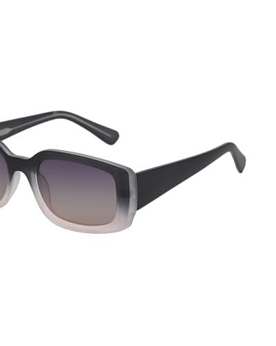 Carlton London Double Toned with Polarised Lens Rectangle Sunglass for women