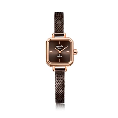 Alexandre Christie 2B36LHB Women's Classic Quartz Watch 17mm (Brown)
