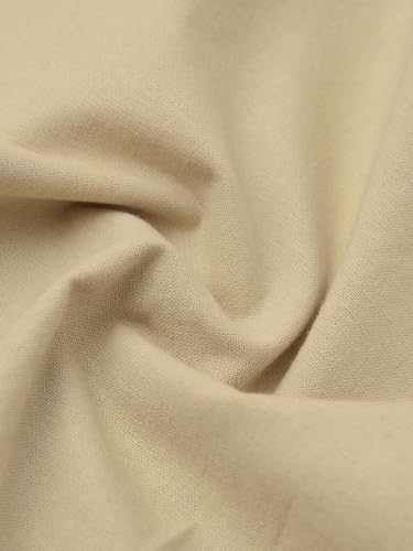 The Souled Store Cotton Linen Pants: Sienna Women and Girls Beige Embroidered Lightweight Casual Wide Leg Fit Cotton Linen Pants