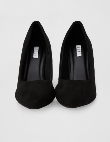 ELLE Women Pump Shoes, Colour-Black, UK-5