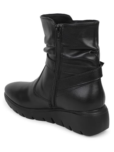 ELLE Women Boot,Black,UK-6