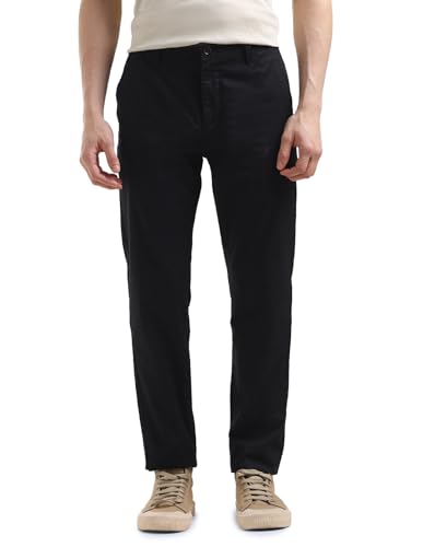 Slash Slim Tapered Fit Mid Rise Trousers