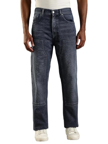 Tommy Hilfiger Men's Regular Jeans (F25JMDB028_Dark_36)