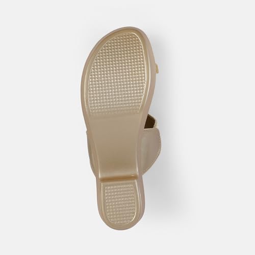 Mochi Women Chappals 1.5 And Gold Above UK/6 EU/39(35-2054)