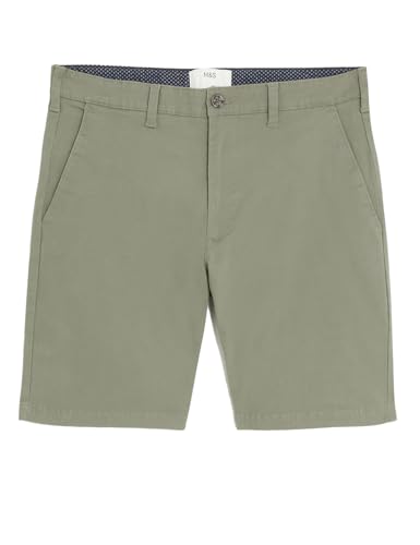 Marks & Spencer Stretch Chino Shorts T175580MKHAKI (44)