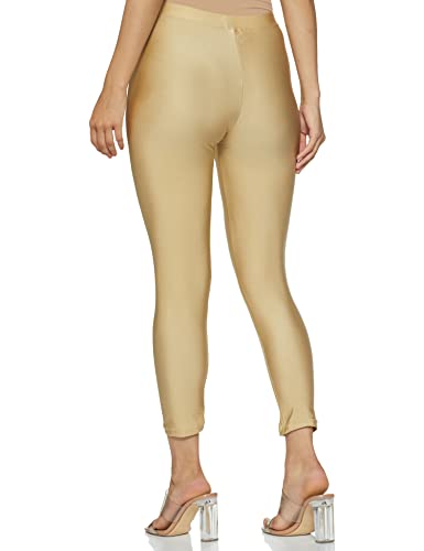 Max Women's Regular Fit Gold Leggings XL