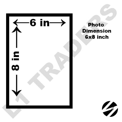 Customizable Premium Photo Frame – Upload Your Own Photo| Choose Your Preferred Frames | Strong & Durable Gift for Birthday, Anniversary, Wedding And Other Occasions | 8mm Backboard & 1 Inch Frames | Glossy, Matte, Glitter Lamination or Acrylic Finish | 6