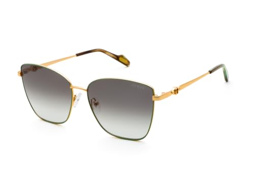 GUESS 100% UV protecetd | Gradient | Large | Full Rim | Butterfly | Frame: Green | Lens: Grey