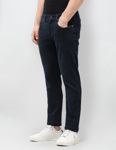 U.S. Polo Assn. Denim Co. Men's Brandon Slim Tapered Fit Blue Jeans (UDJEN2032_Dark Blue_40)