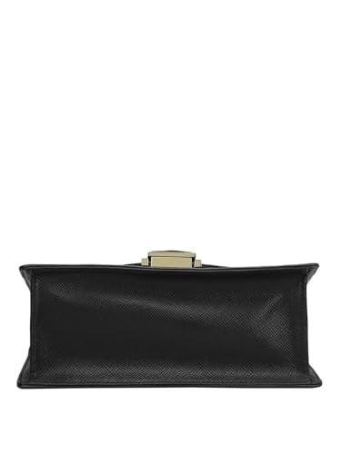 Da Milano Genuine Leather Black Shoulder Bag (00588C) (Small)