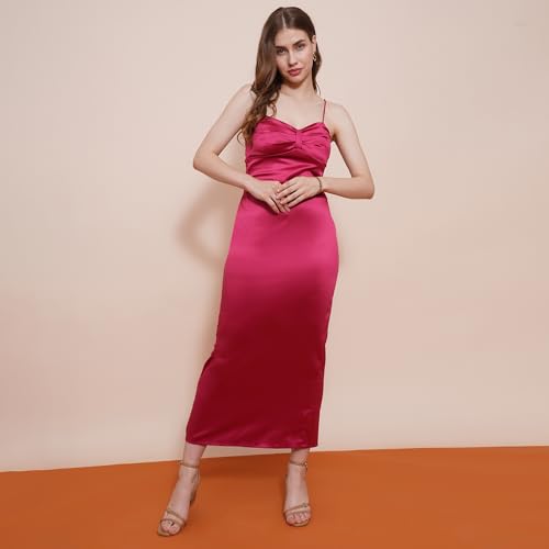 Globus Women Dress (GS567111_Magenta_S)