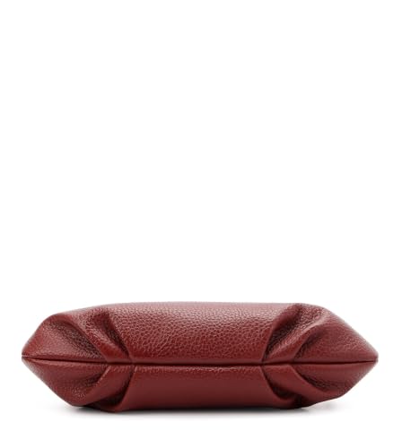 Da Milano Leather Shoulder Bag for Women - Cherry Red (LB-00289OL)