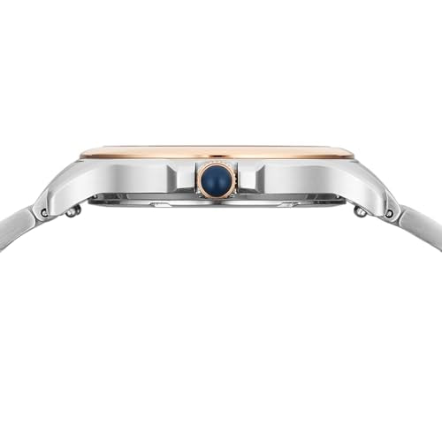 Xylys Genevieve with Analog Quartz Blue Dial Two Toned Stainless Steel Strap Watch for Women - 45026KM01E