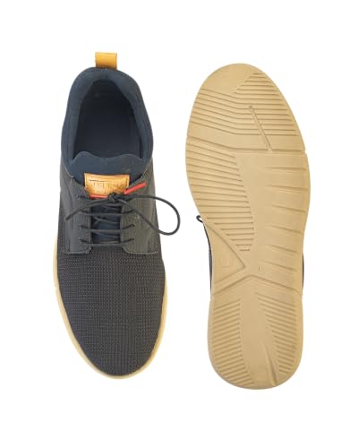 Men's Black Perforated EVA Sole Slip On Casual Sneakers Shoes