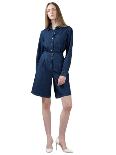 VERO MODA Women Regular Fit Navy Shorts
