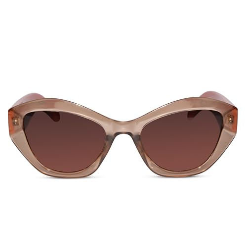 LensKandy Cateye Sunglasses for Women 100% UV Protected | Pink | 9526