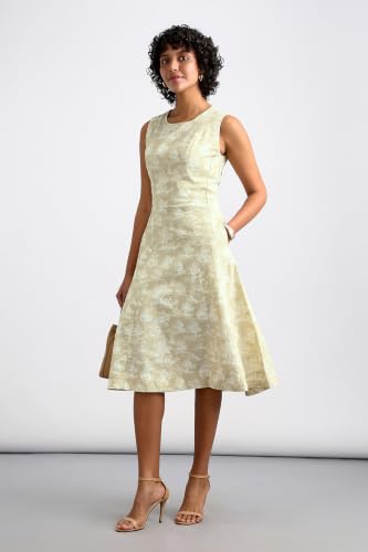 Women Cream Printed Casual Dress