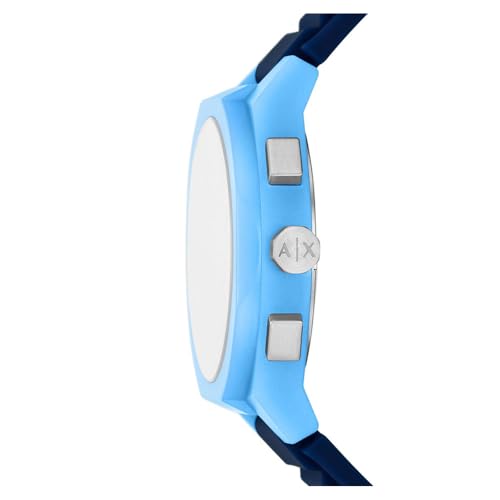 Armani Exchange Sync Blue Quartz Silicone Watch AX4170