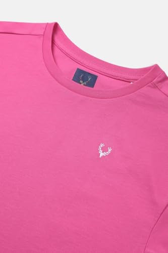 Allen Solly Girl's Modern Fit T-Shirt (AGKCCRGBZ18845_Grey